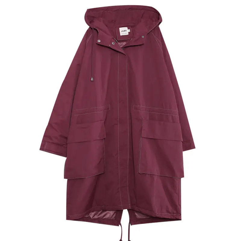 Повседневная осенняя одежда Женский Тренч новинка 2019 Корейская Свободная