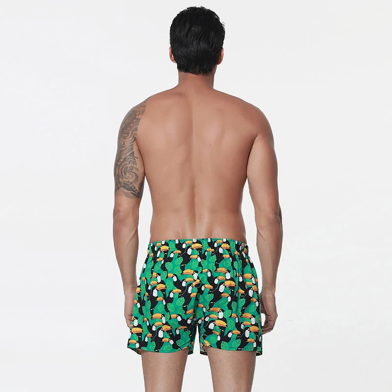 

Mens Underwear Boxers Shorts Fashion Pure Cotton Men Sleep Underpants Printed Loose Comfortable Homewear Panties Men Arrow Pants
