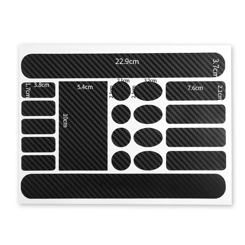 Матовая черная наклейка на велосипед защитная пленка с имитацией углеродного