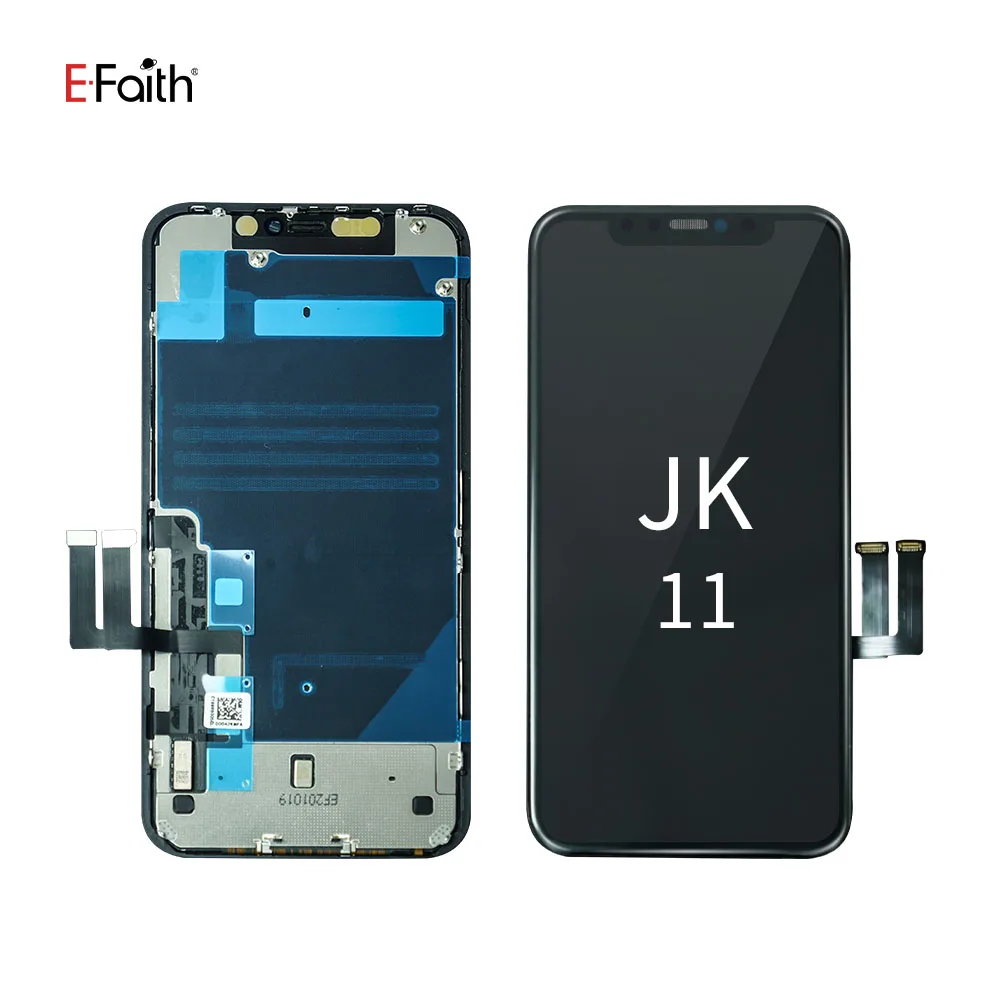 Efaith 5 шт. Pantalla AAA +++ OLED ЖК дисплей для iPhone 11Incell 6 1 дюймов с 3D сенсорным экраном
