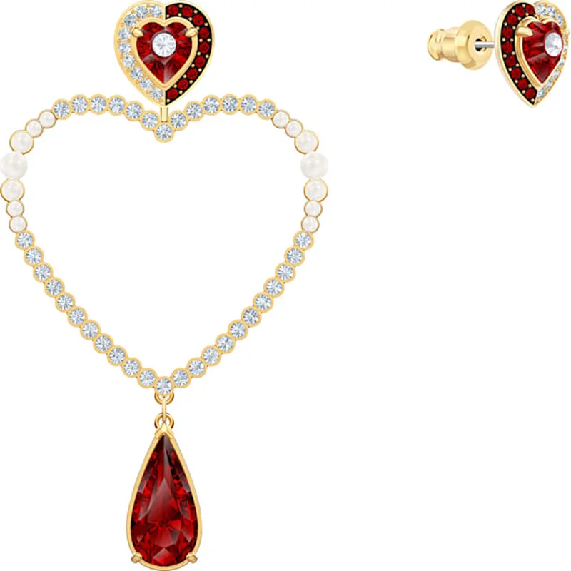 Женские серьги-гвоздики PANDOO модные романтические из стерлингового серебра с 1:1