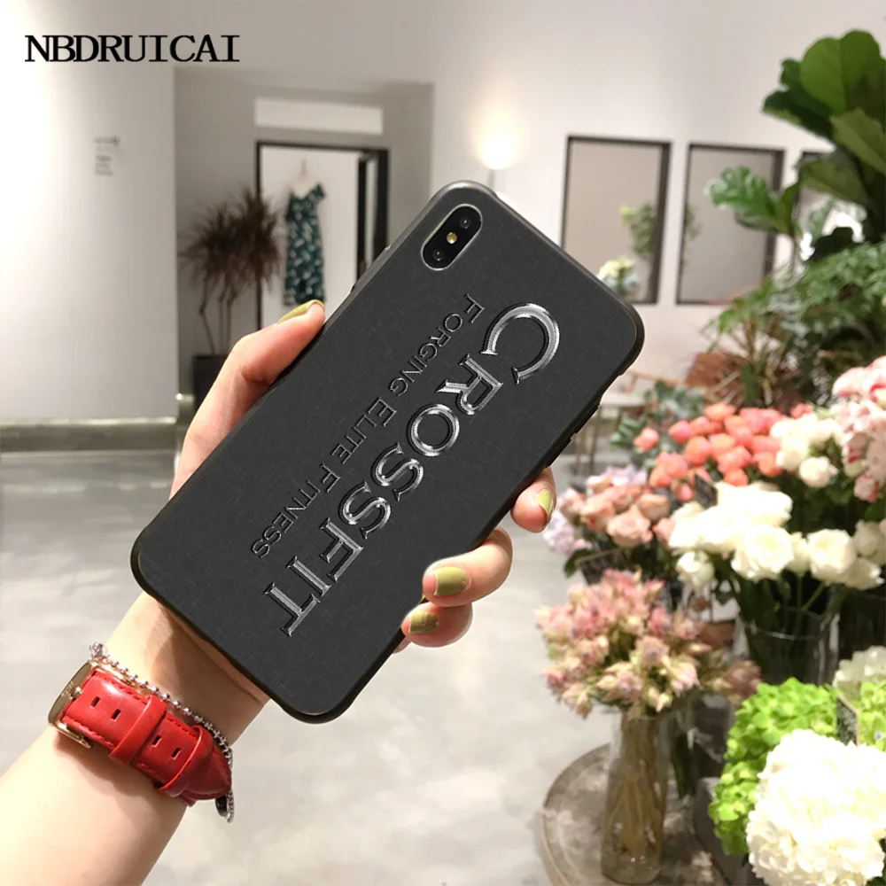 nbdruicai keep calm and crossfit on customer high quality phone case for iphone 11 pro xs max 8 7 6 6s plus x 5s se xr case free global shipping