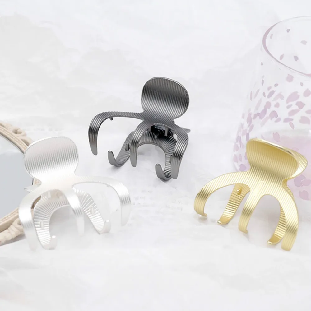 Металлическая заколка для волос женщин и девочек зажим с геометрическим узором