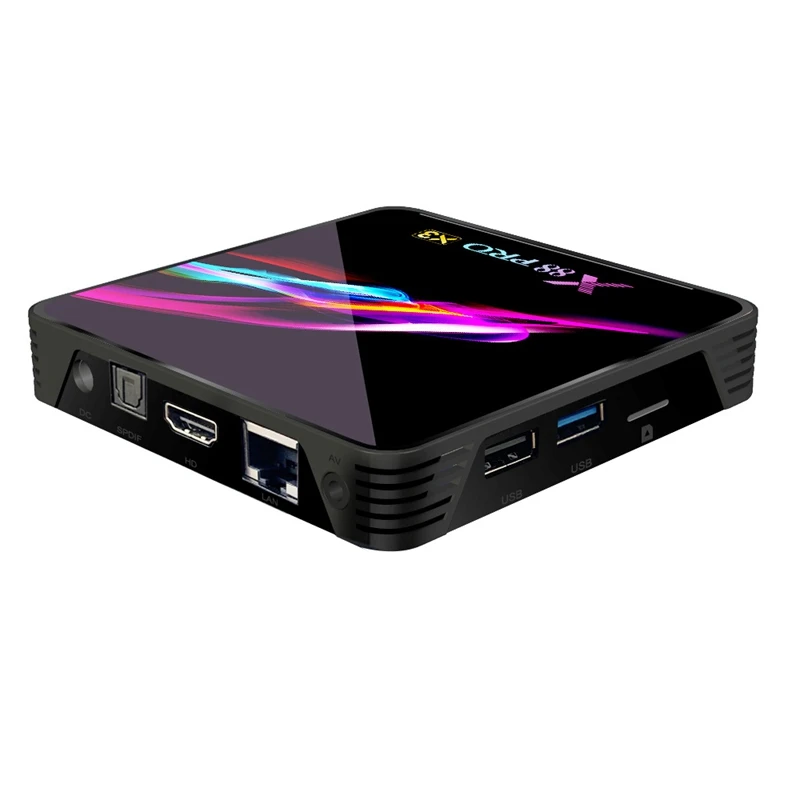 

X88PRO X3 Android TV BOX Android 9.0 S905 X3 Gigabit Bluetooth 8K TVBOX 4G/32G
