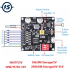 Для Arduino MP3 модуль воспроизведения голоса музыкальный плеер UART IO триггерный усилитель класса D 5 Вт20 Вт 8 м SDTF-карта DC 5 В6 В-35 В