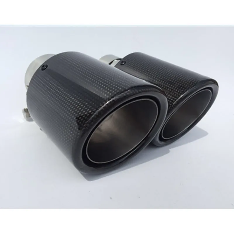 2 шт.: универсальный автомобильный глушитель выхлопной трубы Akrapovic наконечник из