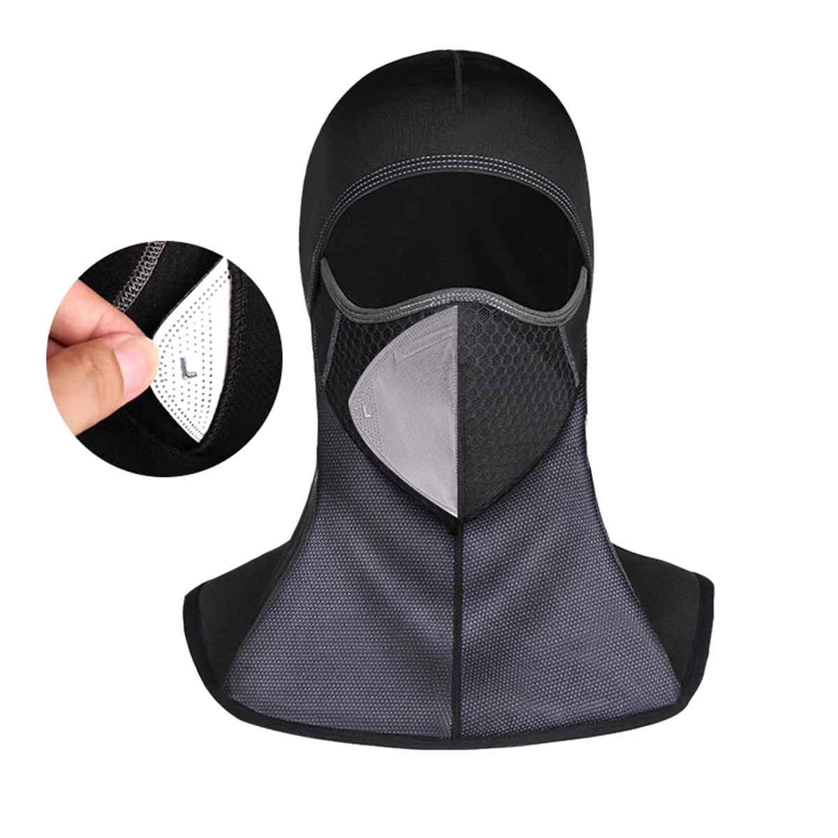Мотоциклетная Балаклава маска для лица теплая ветрозащитная дышащая страйкбола