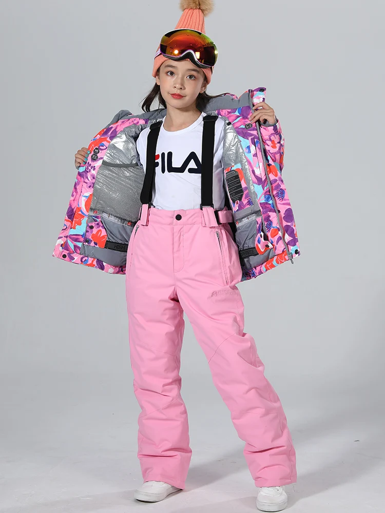 лыжный костюм s для детей зимний мальчиков девочек сноуборд девочки зимние штаны