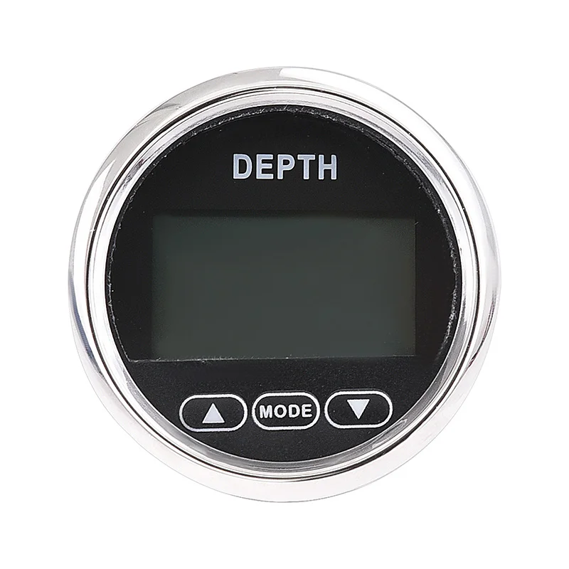 52MM Depth Gauge Pulse Signal Digital Meter Waterproof Rang 100M With White Backlight For Yacht Marine Boat | Автомобили и