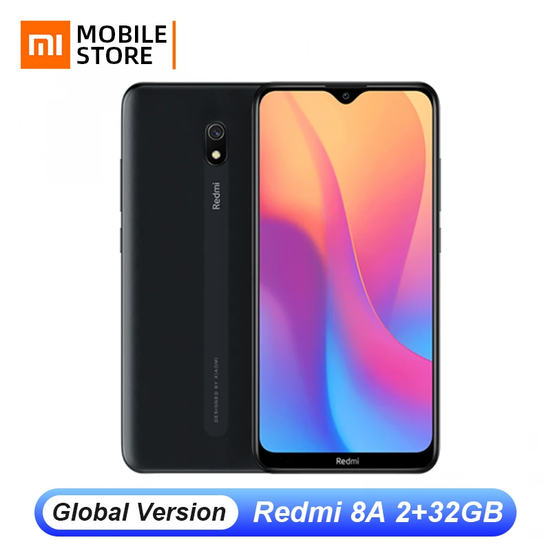 Глобальная версия Xiaomi Redmi 8A 8 A 2 Гб ОЗУ 32 ПЗУ мобильный телефон Snapdragon 439
