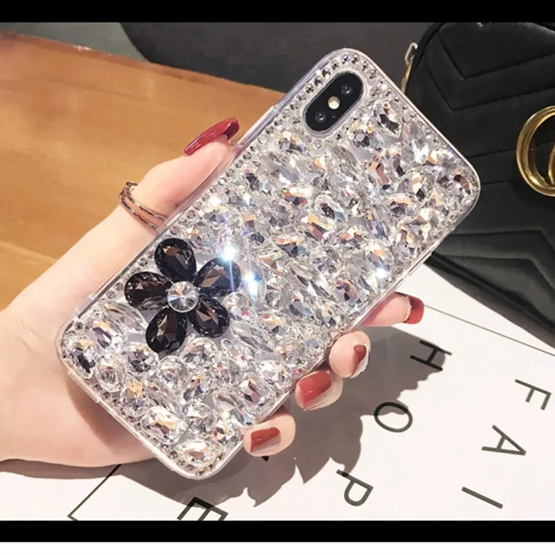 Толстый чехол со стразами для Xiaomi Mi 9 SE F1 8 A2Lite A1 Mi6 Mi9 Cobar Redmi Note pro 7s k20 5 6 7Pro 6A 5plus