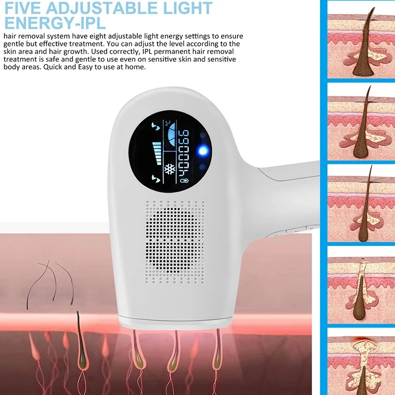 Перманентное удаление волос на лице и теле для женщин мужчин Ipl Удаление холодный