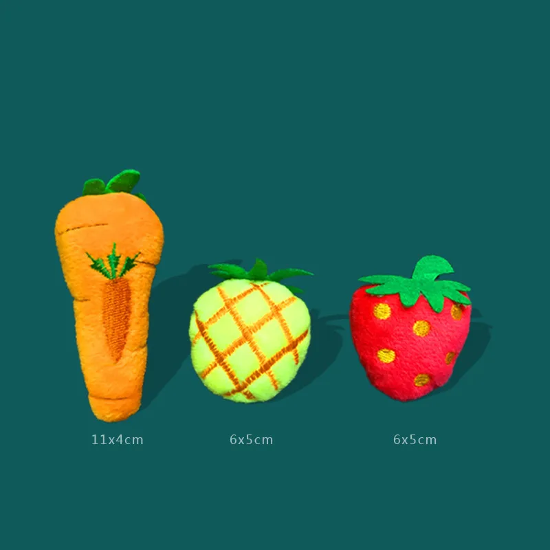 Кошачья игрушка плюшевый котенок в форме фруктов животных морковная лягушка для