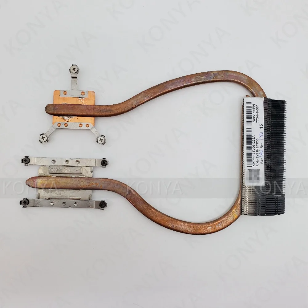 Для hp Pavilion 14-P 15-P 17-P 14-K 15-K 17-K радиатор медная трубка Intel 773447-001 773449-001