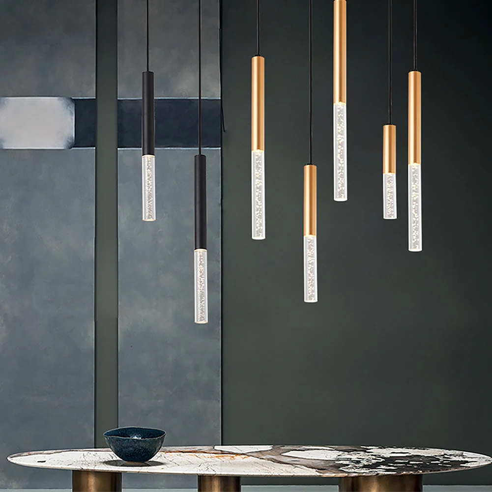 

Светильник для кухни, домашний декоративный светильник с регулируемой подвеской для бара, низкая мощность, потолочный светодиодный подвес...