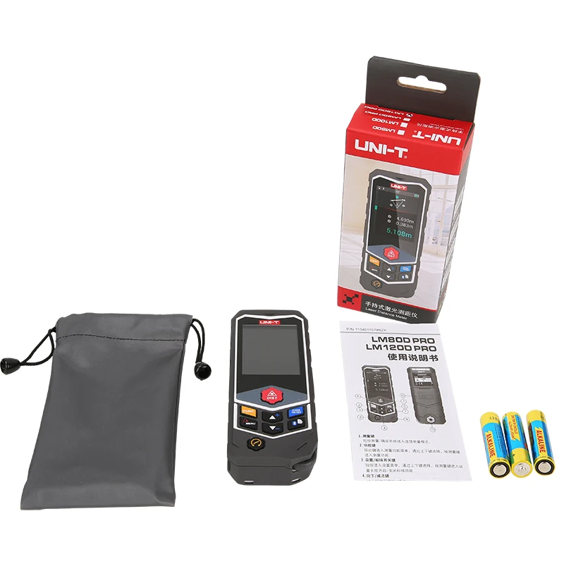 UNI-T Laser Distance Meters Curvature Edition Voice Broadcast Surface Measuring Instrument Bluetooth + APP LM80D PRO LM120D | Инструменты