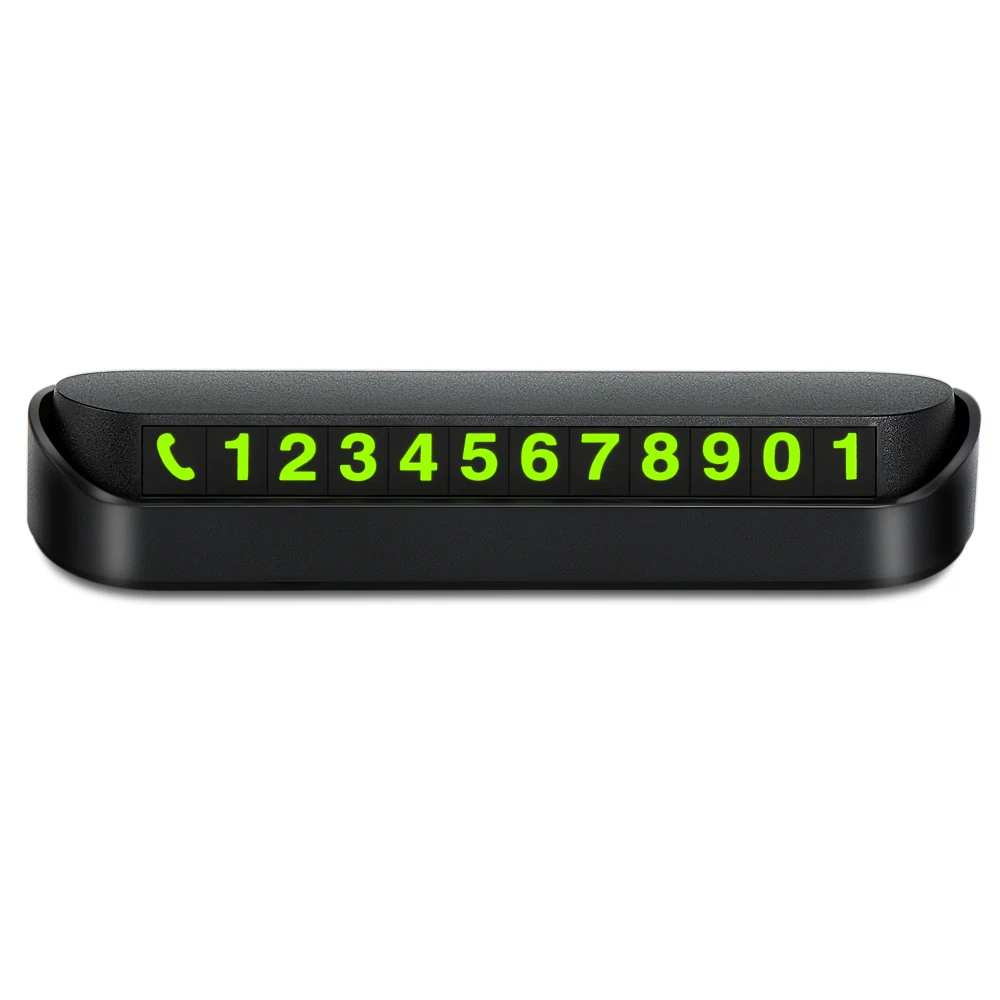 Автомобильная карточка с телефоном для временной парковки номер карты пластина