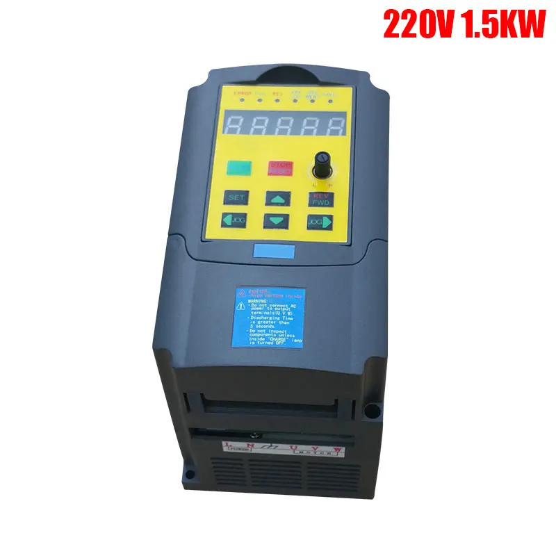 1.5kw Для России CE 220 В 4 кВт 1 фазный вход и 220 В 3 фазы выходной преобразователь частоты/привод двигателя переменного тока/VSD/VFD/50 Гц инвертор - Цвет: 1.5kw