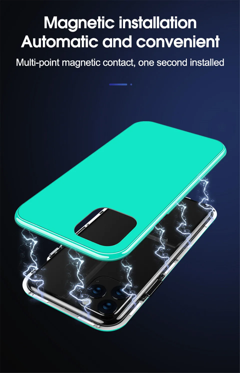 Магнитный адсорбционный чехол ярких цветов 360 на для iPhone 11 Pro MAX чехол из закаленного стекла для iPhone XS MAX XR X 7 8 Plus чехол на для айфон 11 Pro Max X XR XS MAX 7 8 плюс