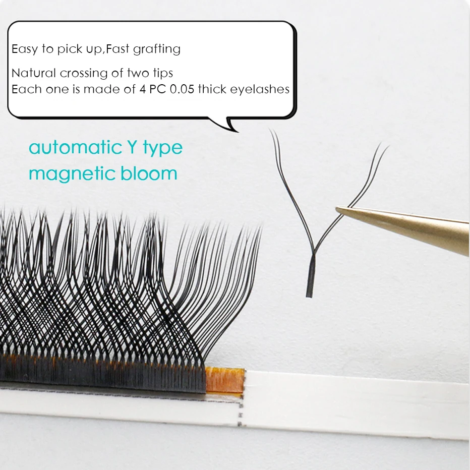 Yweave наращивание ресниц премиум натуральная синтетическая норка индивидуальное