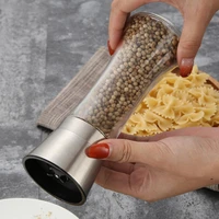 seasoning grinding stainless steel manual pepper grinder salt pepper mill grinder kitchen tools accessories for cooking