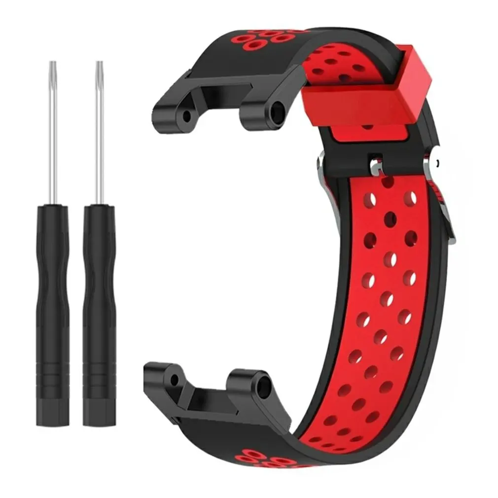 

Ремешок силиконовый для часов Aamazfit T-Rex/ T-Rex Pro, Воздухопроницаемый браслет с пряжкой с язычком, с парой отверток, для наручных часов