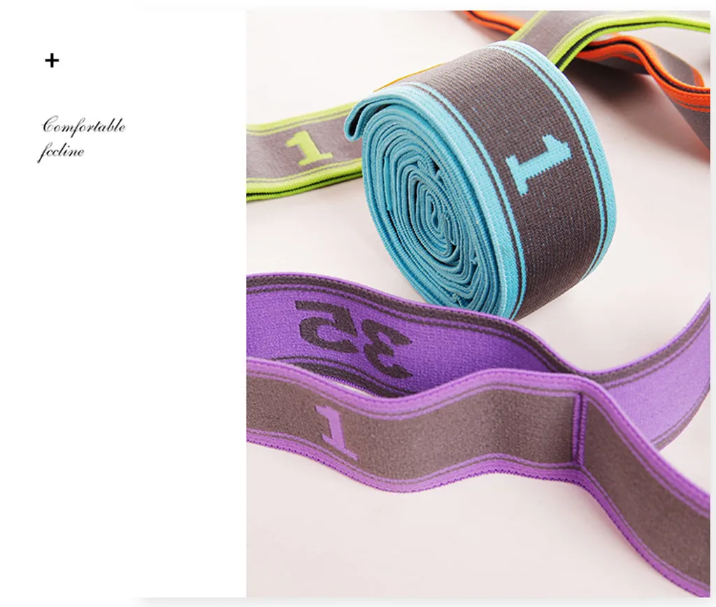 Женский эластичный ремень для йоги пояс фитнес тренировки веревка эластичность