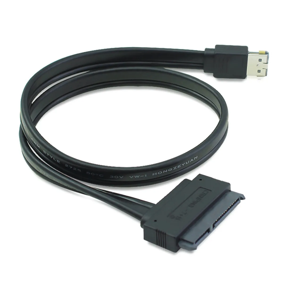 

SATA 22p для питания ESATA USB 2 в 1 кабель для передачи данных 12 в 5 В 0,5 м