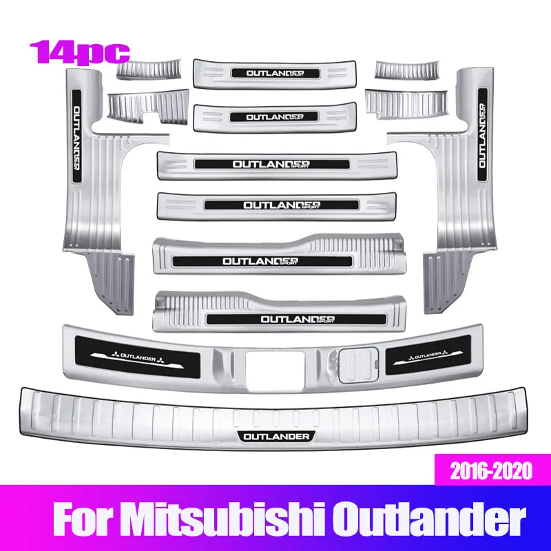 

For Mitsubishi Outlander 2017-2021 Threshold Protection Strip Modified Special Welcome Pedal Auto Supplies Car Accessories