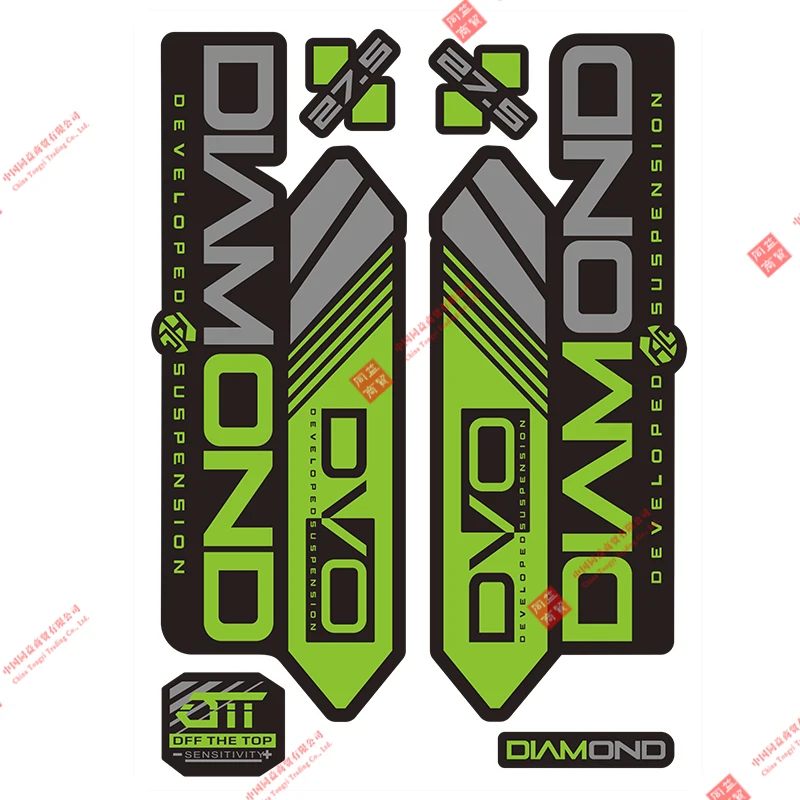 

Лидер продаж, велосипедная наклейка s DVO-Diamond-MTB, вилка, автомобильная наклейка, велосипедная передняя вилка, ПВХ наклейка, автомобильная накл...