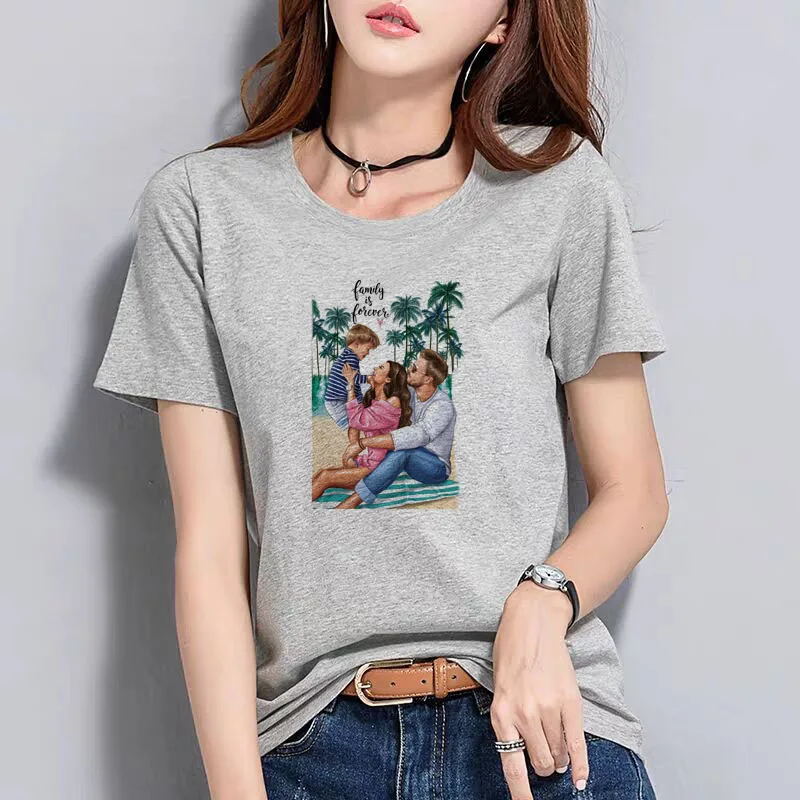 Новая стильная крутая футболка женские повседневные летние топы футболки