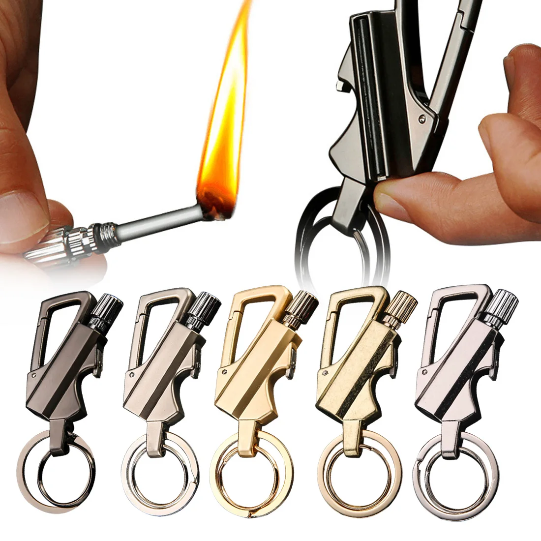 Честный карабин зажигалка с постоянным сочетанием для страйков
