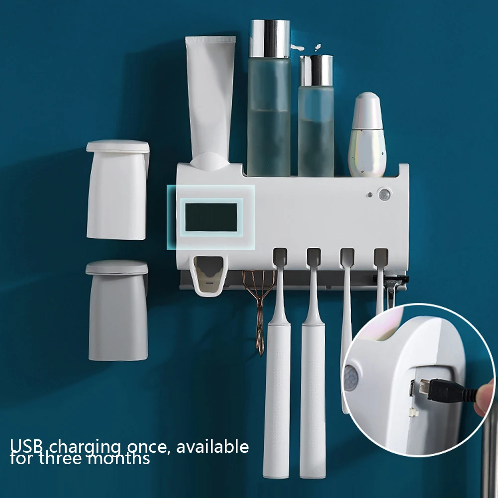 Автоматический Дозатор зубной пасты светодиодный ультрафиолетовый
