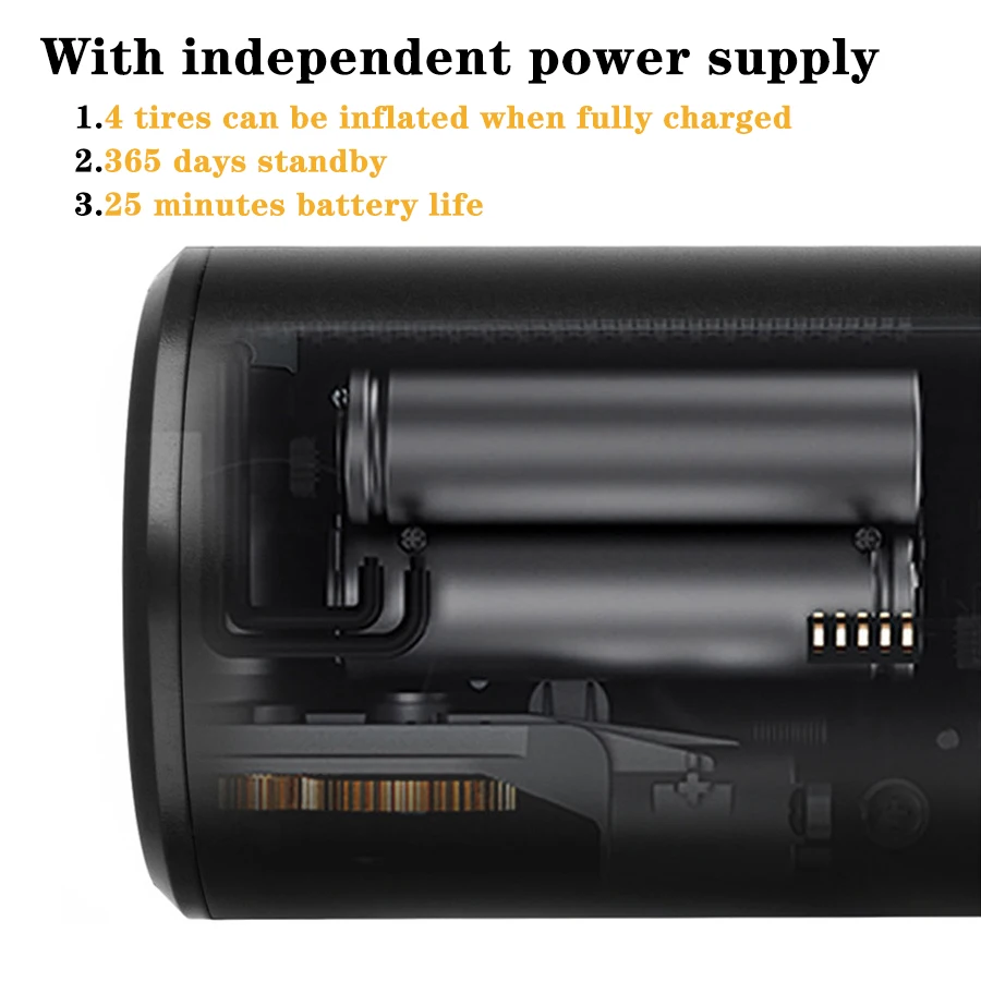 Умный мини велосипедный насос алюминиевый сплав Ручной USB воздушный для