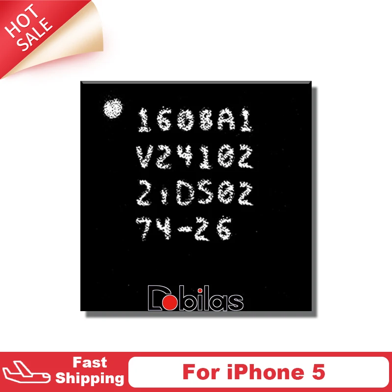 10pcslot 1608a1 u2 for iphone 5 5g charger charging ic bga mobile phone integrated circuits replacement parts chip chipset free global shipping