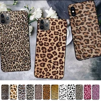 maiyaca leopard print phone case for iphone 11 12 13 mini pro xs max 8 7 6 6s plus x 5s se 2020 xr case