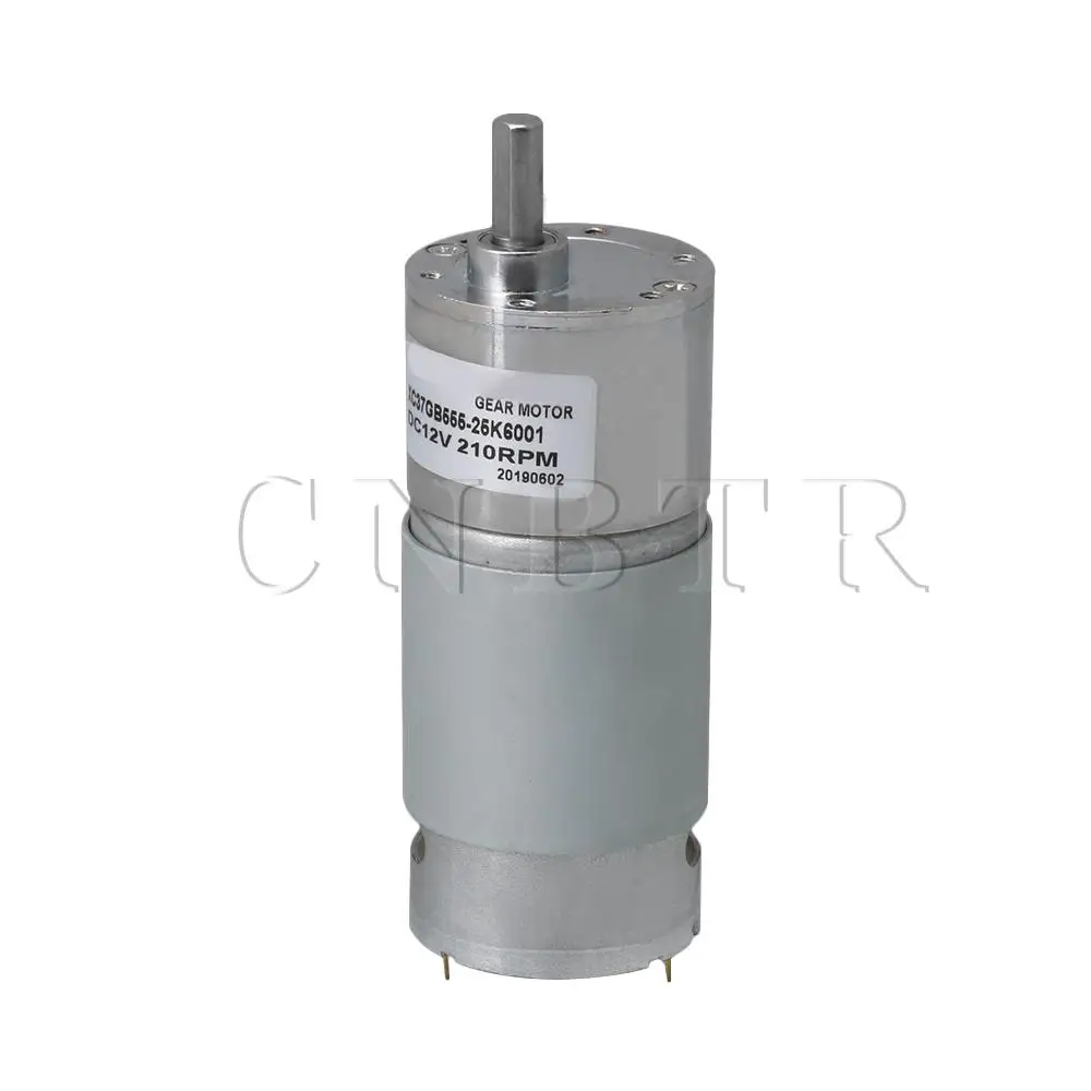 CNBTR 12V DC 210RPM Высокий крутящий момент электродвигатель низкий уровень шума