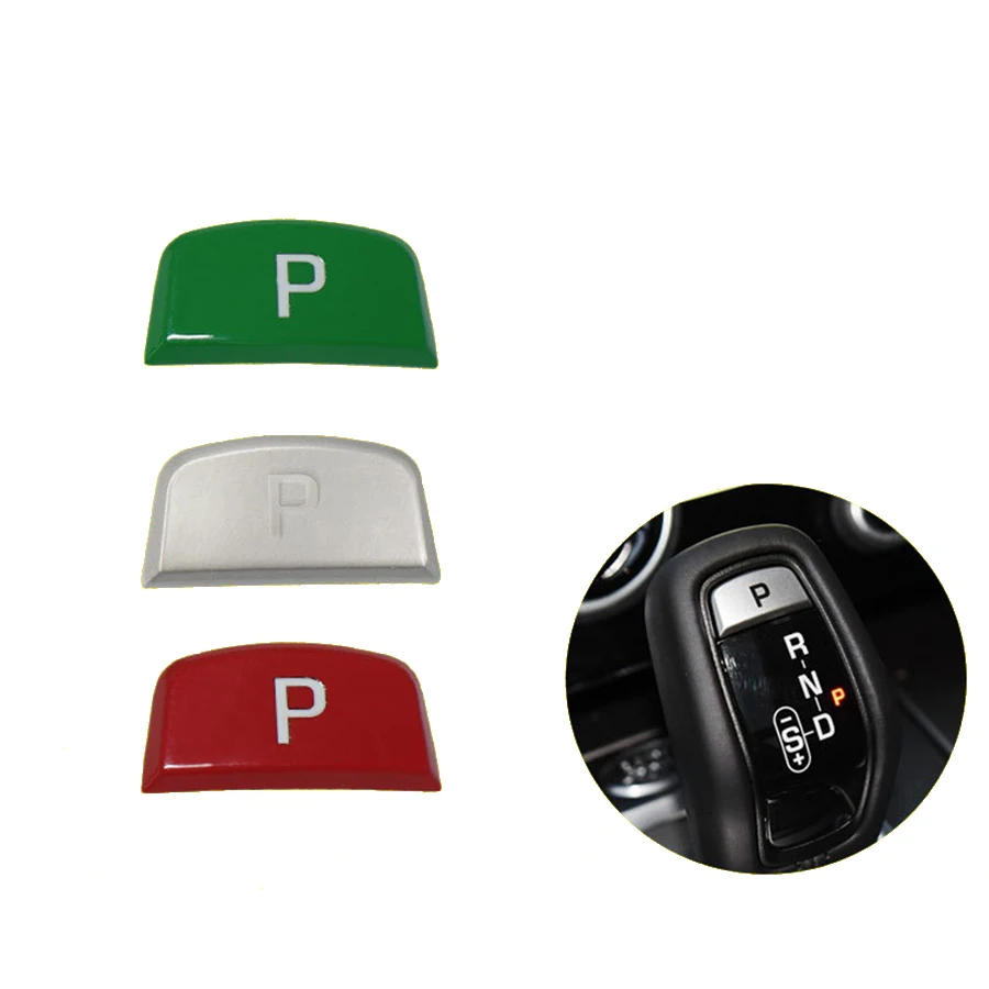 Автомобильный рычаг переключения передач хромированная P крышка кнопки Кнопка