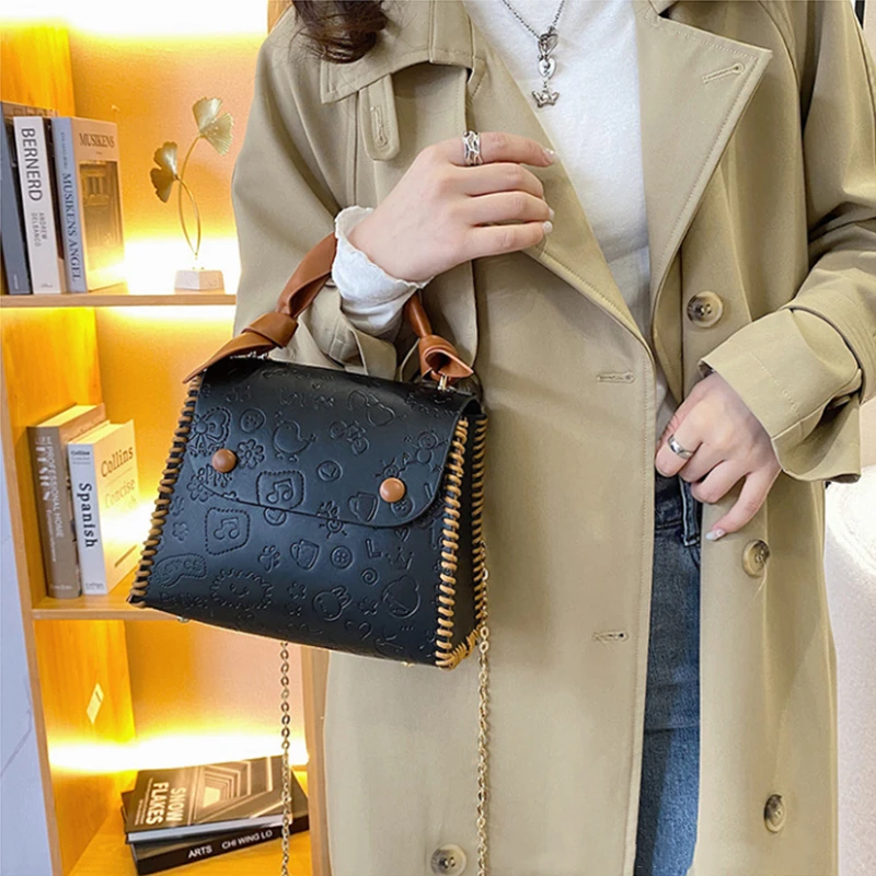 

Новинка 2021, модные дамские сумочки ручной работы, женские сумки через плечо