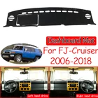 Для Toyota FJ Cruiser 2006  2018 GSJ10 Противоскользящий коврик для приборной панели коврик для солнцезащитных теней Dashmat ковер автомобильные аксессуары 2007 2014 2017