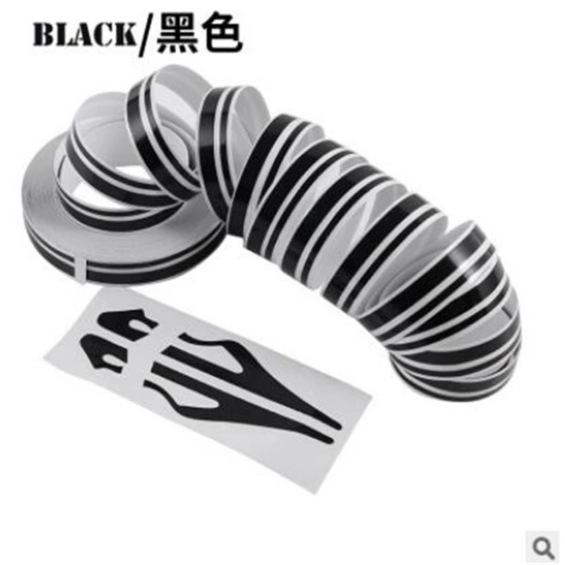 Красный/черный/белый/Золотой/Серебряный/синий 9800 мм полоса ленты обтекаемые