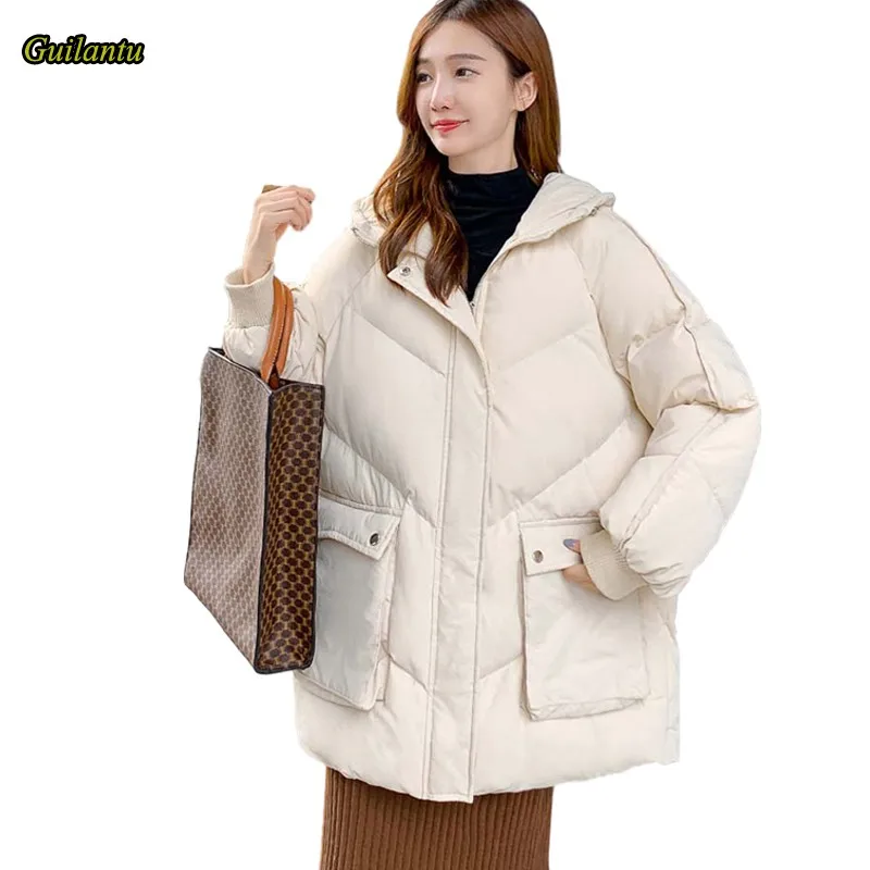 Зимнее короткое пальто Guilantu 2020 Женская куртка с хлопковой подкладкой верхняя