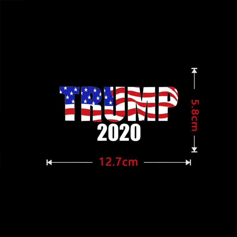 2 шт. Креативный дизайн Trump 2020 наклейка для автомобиля США президентских выборов