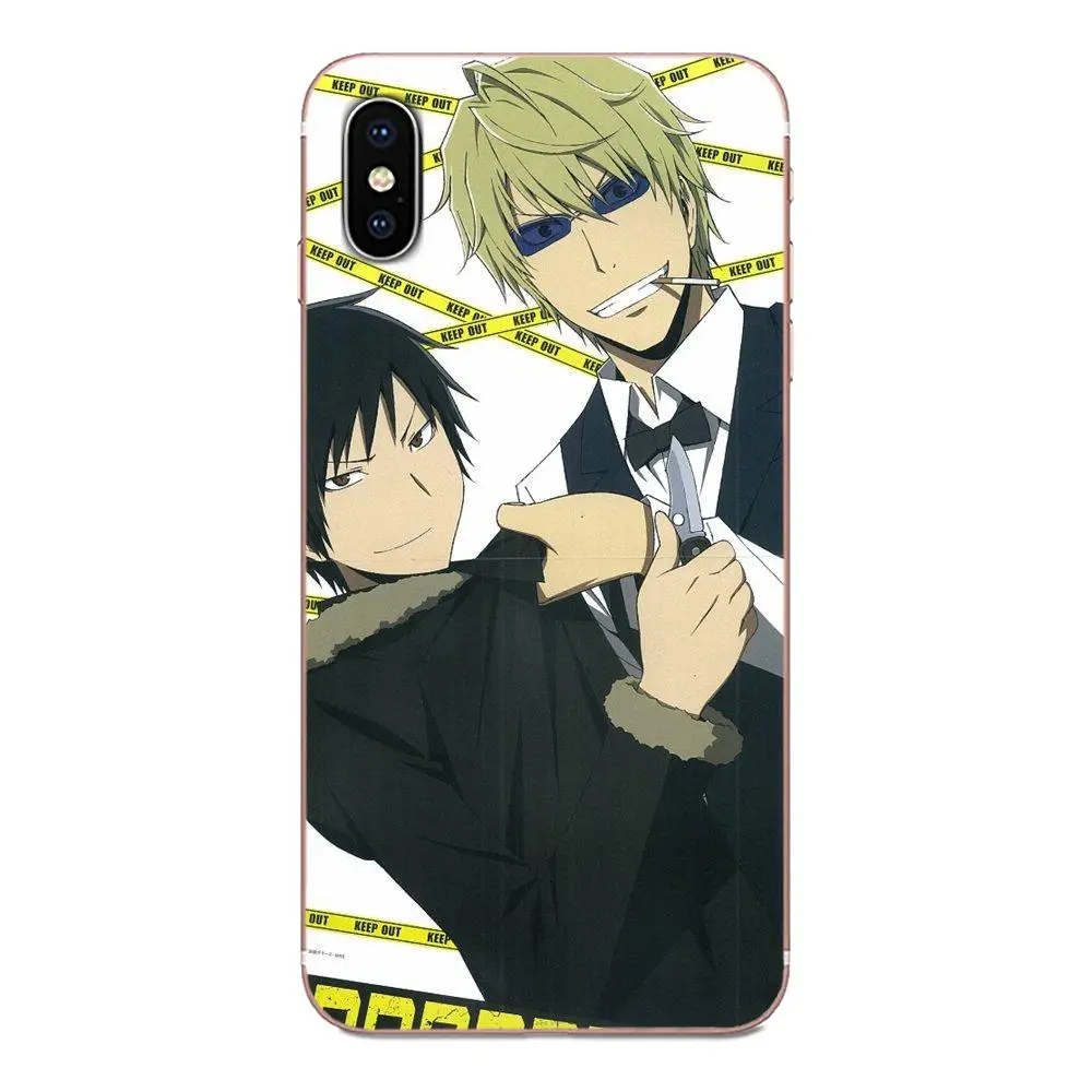 ТПУ для Samsung Galaxy Note 8 9 10 Pro S4 S5 S6 S7 S8 S9 S10 S11 S11E S20 Edge Plus Ultra Anime Durarara|Бамперы| |