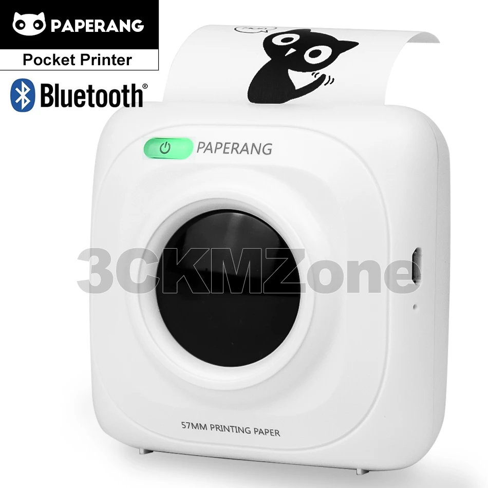 Карманный безчернильный принтер PAPERANG P1 Mini Bluetooth 4,0 термальный фото телефон карманный принтер для Android iOS Телефон GZM5807