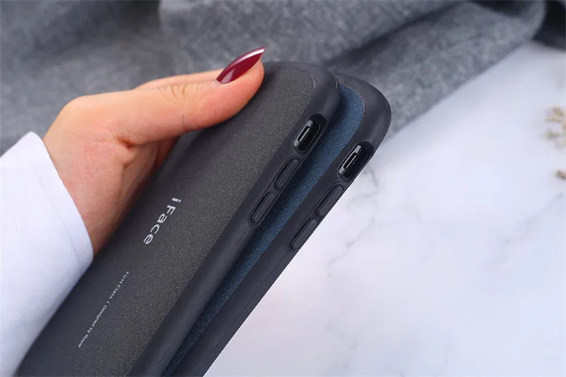 IFace PC анти-падение arc матовый противоударный чехол для iphone 6 S 7 8 Plus X XR XS 11pro Max proof Матовый Жесткий чехол для телефона s