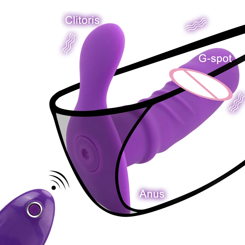 

G-ponto Massageador Clit Controle Remoto Sem Fio Estimulador Vagina Vibrador Wearable Vibrador Brinquedos Sexuais Para Mulher
