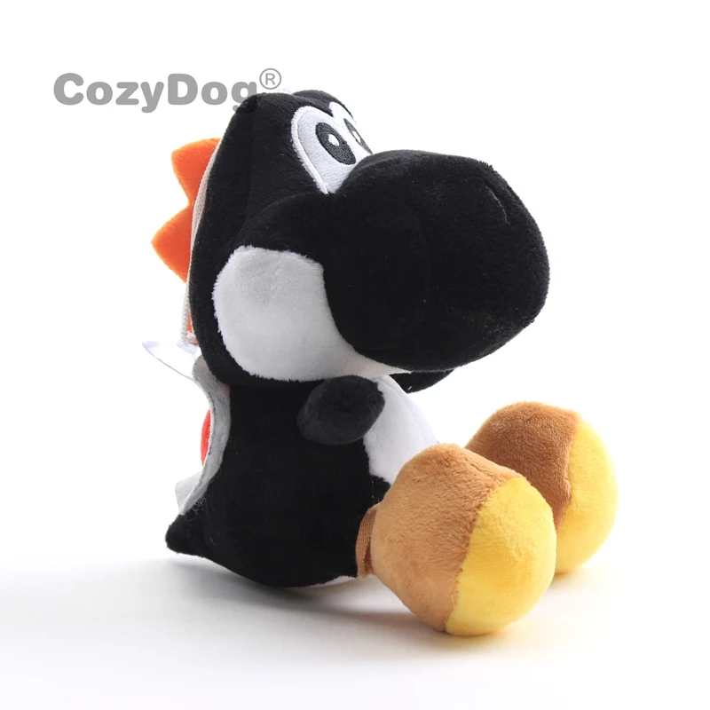 15 см серия Марио Yoshi черный плюшевый куклы игрушки сидящий Йоши Мягкие игрушки Дети Девочка Дети Рождественский подарок на день рождения