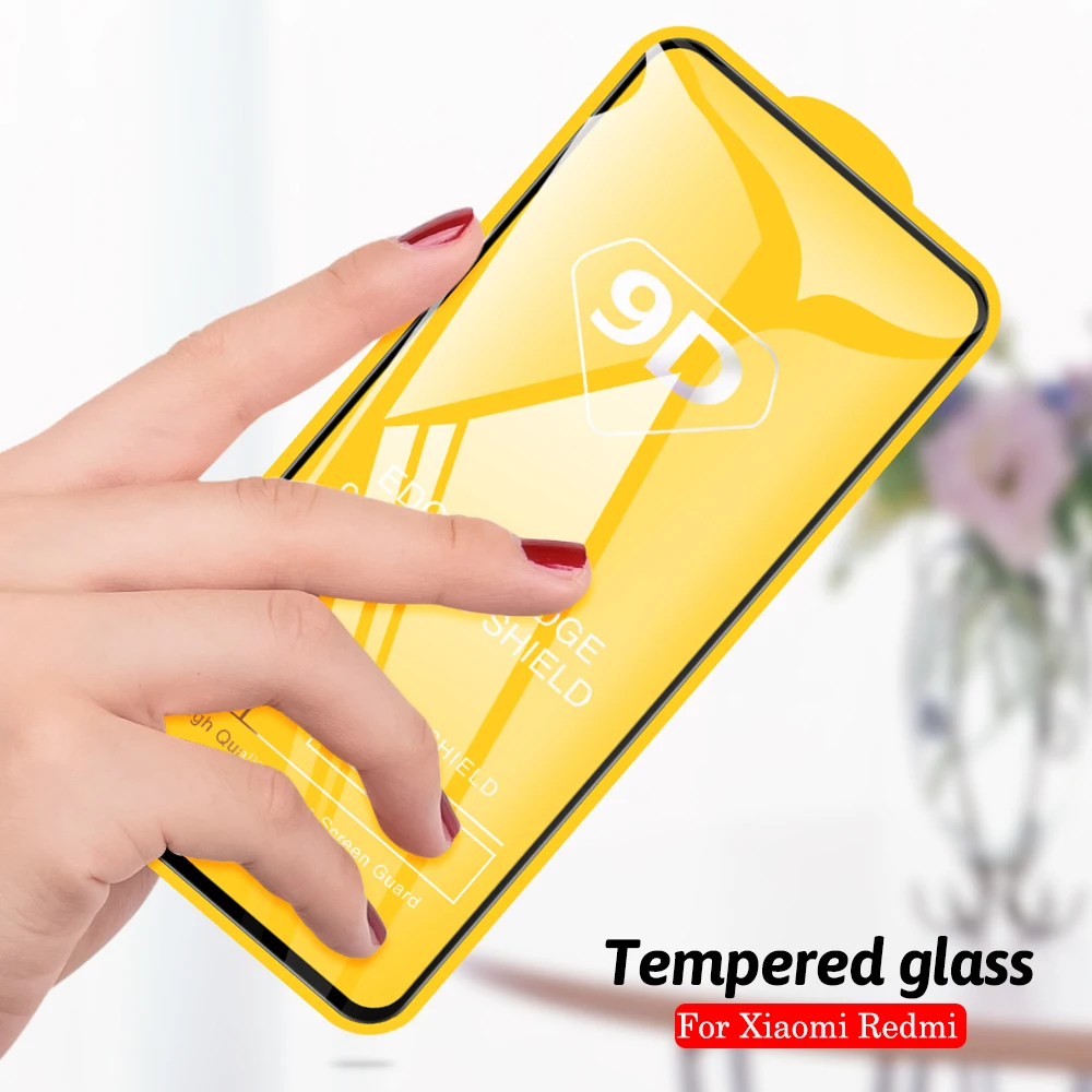 Защитное стекло 9D для Xiaomi Redmi K40 Pro Plus Note 9 Max 9S пленка экрана K30 с полным покрытием |