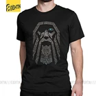 Мужская футболка с короткими рукавами Odin Viking, Повседневная футболка из 100% хлопка с круглым вырезом, Valhalla Son Of Odin